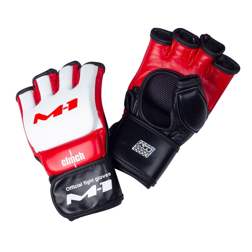 M1 Global Official Fight Gloves бело-